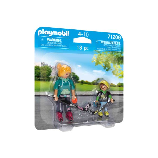 Playmobil - Set 2 Figurine - Mama Si Copilul Jucand Hochei - PM71209