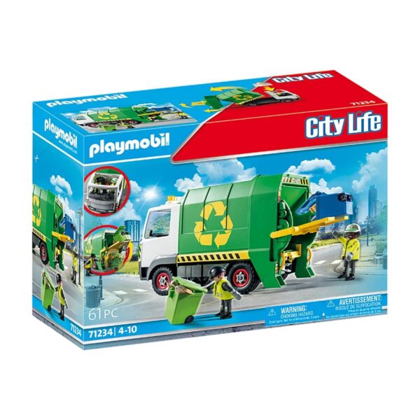 Playmobil - Camion De Reciclare Cu Accesorii - PM71234