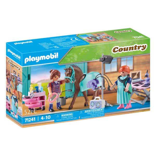 Playmobil - Veterinar Pentru Caluti - PM71241