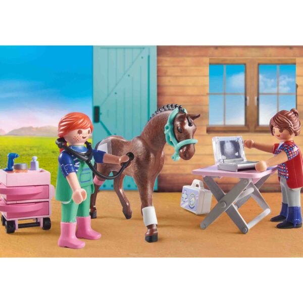 Playmobil - Veterinar Pentru Caluti - PM71241