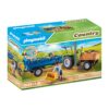 Playmobil - Tractor Cu Remorca Si Muncitor - PM71249