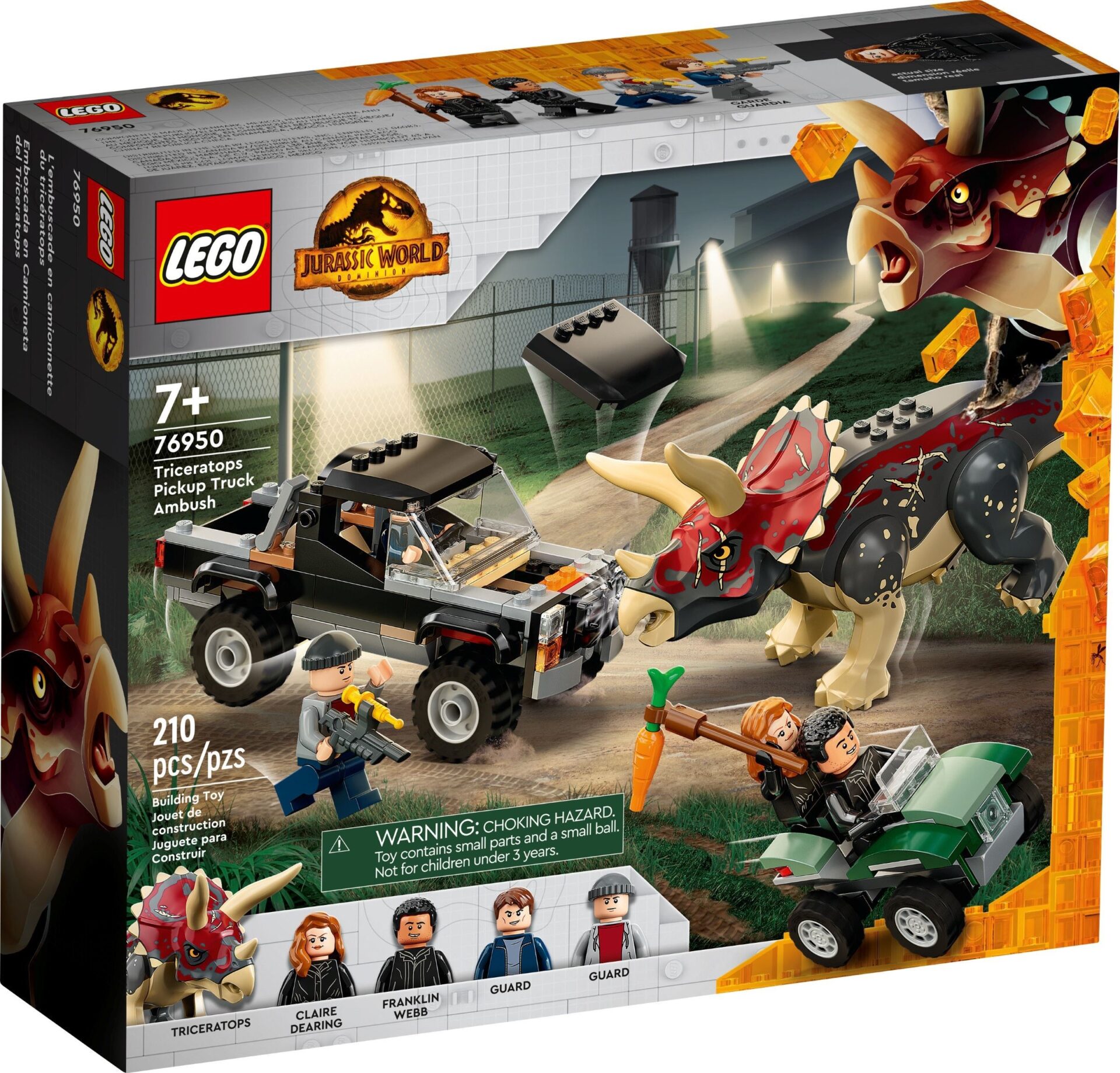 LEGO Jurassic World 76950 - Ambuscada Triceratopsului