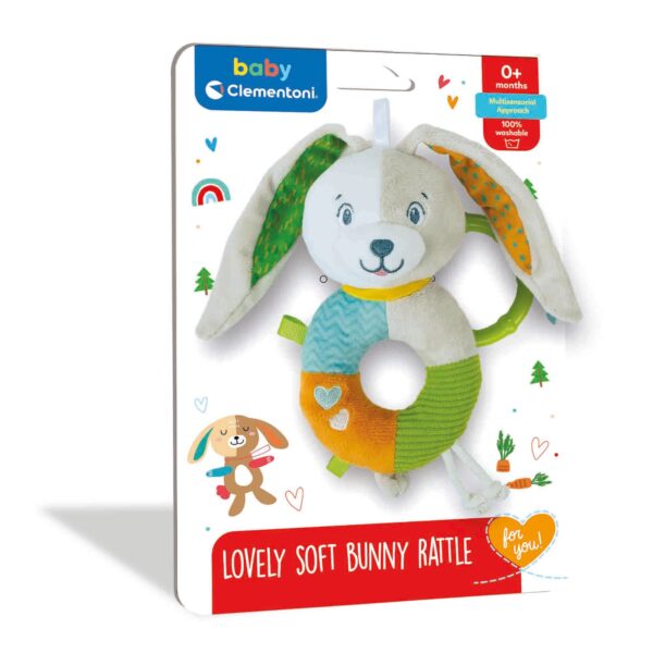 8005125177875 Baby Clementoni - Zornaitoare De Plus Iepuras - CL17787