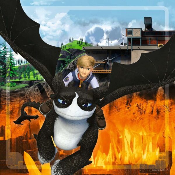 Puzzle Cum Sa Iti Dresezi Dragonul, 3X49 Piese - RVSPC05688