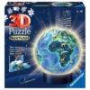 Puzzle 3D Luminos Planeta Pamant, 72 Piese - RVS3D11844