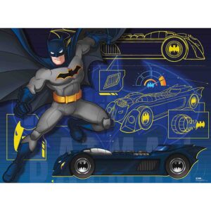 Puzzle Batman Cu Masina, 100 Piese - RVSPC13262