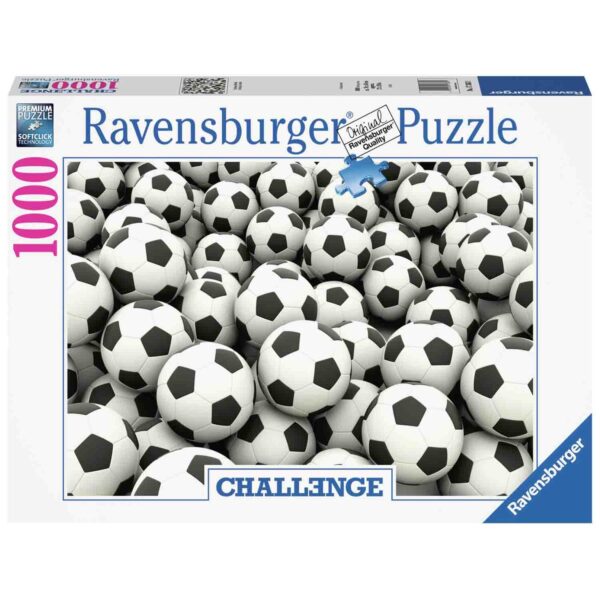 Puzzle Provocare Mingi De Fotbal, 1000 Piese - RVSPA17363