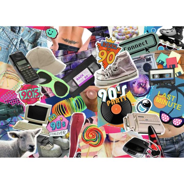 Puzzle Anii 90, 1000 Piese - RVSPA17388