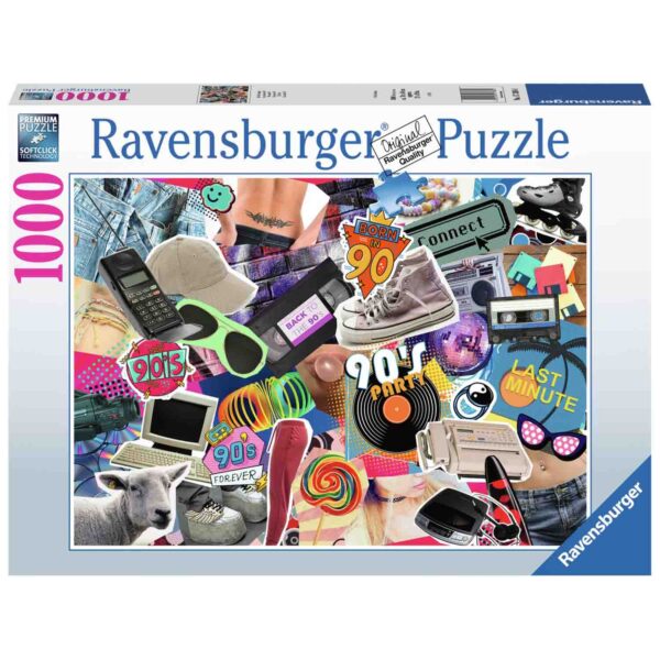 Puzzle Anii 90, 1000 Piese - RVSPA17388