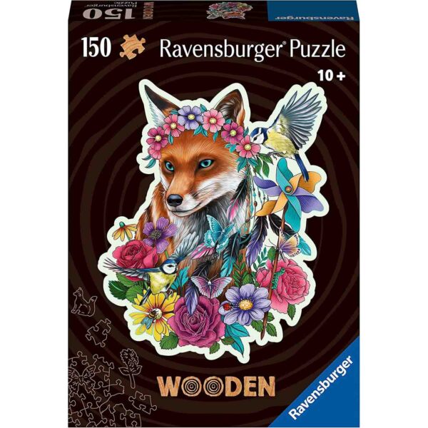 Puzzle Lemn Contur Vulpe, 150 Piese - RVSPA17512