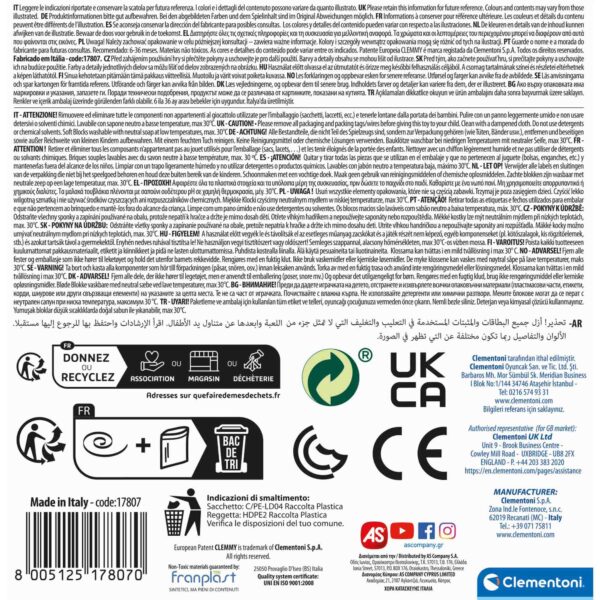 80051251780702 Clemmy - Set 15 Cuburi In Cutie - CL17807