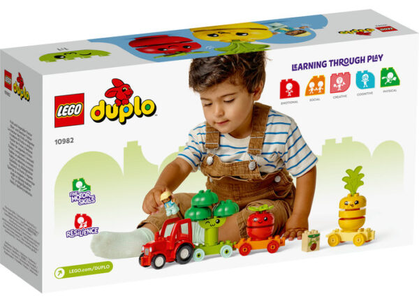 LEGO DUPLO - Tractor cu fructe si legume 10982, 19 piese