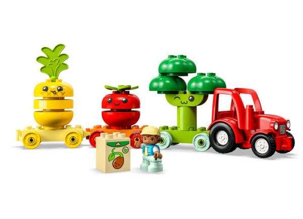 LEGO DUPLO - Tractor cu fructe si legume 10982, 19 piese