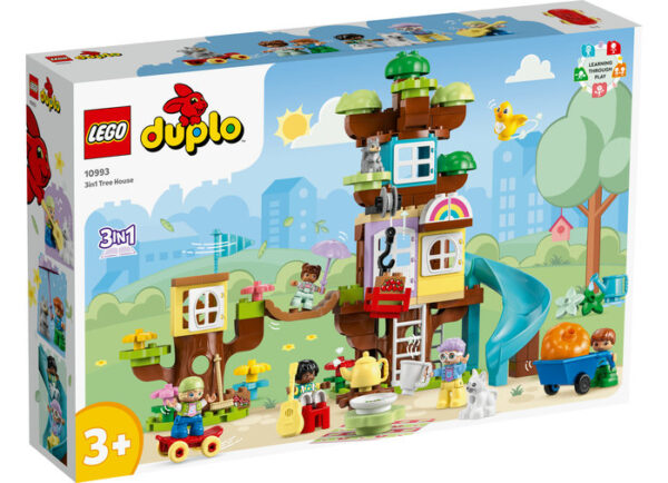 LEGO DUPLO - Casa din copac 3 in 1 10993, 126 piese