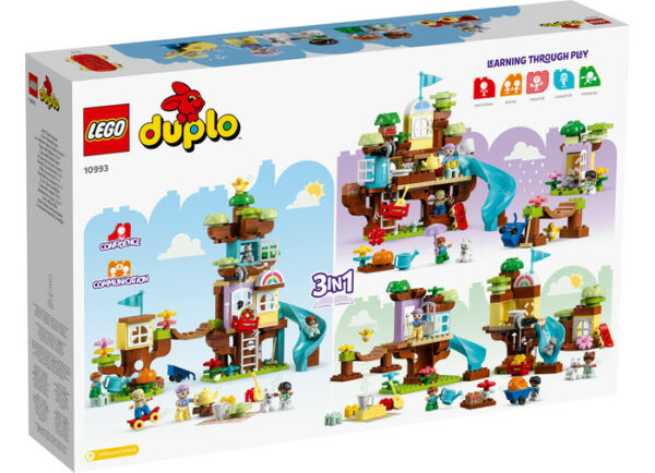 LEGO DUPLO - Casa din copac 3 in 1 10993, 126 piese