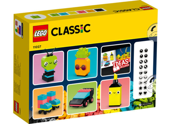 LEGO Classic - Distractie creativa in culori neon 11027, 333 piese