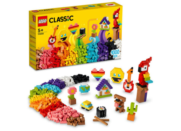 LEGO Classic - O multime de caramizi 11030, 1000 piese