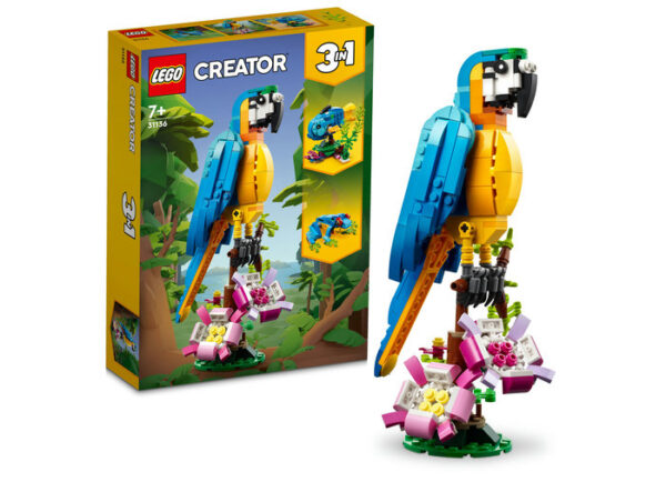LEGO Creator - Papagal exotic 31136, 253 piese