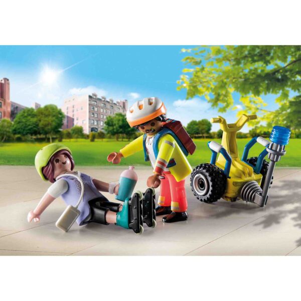 Playmobil - Set Salvator Cu Masina De Echilibru - PM71257
