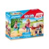 Playmobil - Set Invatatoare Si Copii In Carucior - PM71258