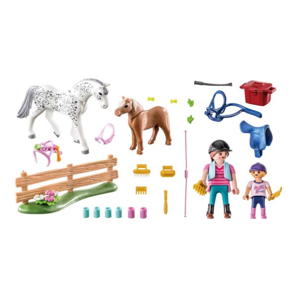 Playmobil - Set Copii Si Caluti - PM71259