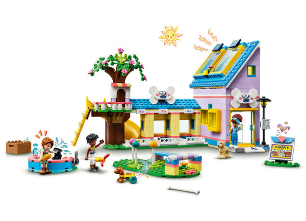 LEGO Friends - Adapost pentru caini 41727, 617 piese