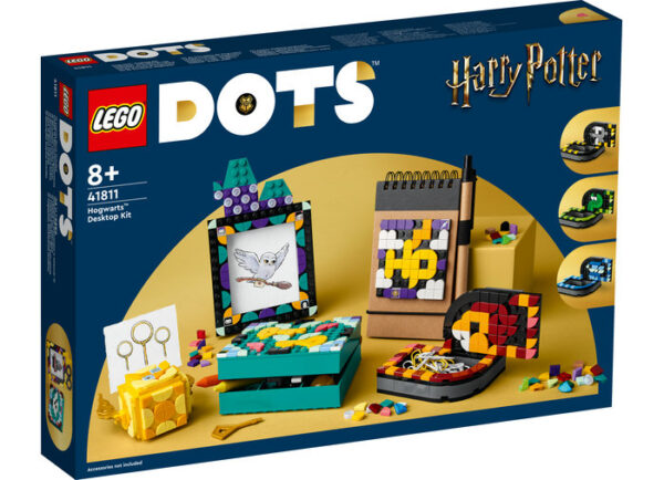 LEGO DOTS - Kit pentru desktop Hogwarts™ 41811, 856 piese