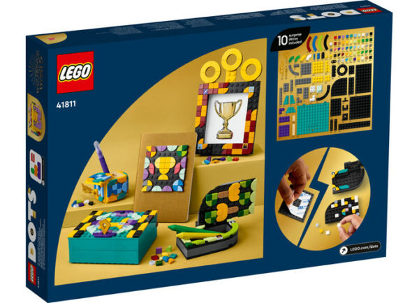 LEGO DOTS - Kit pentru desktop Hogwarts™ 41811, 856 piese