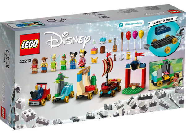 LEGO Disney - Tren aniversar Disney 43212, 200 piese