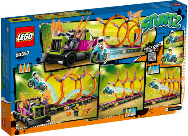 LEGO City - Camion de cascadorii 60357, 479 piese
