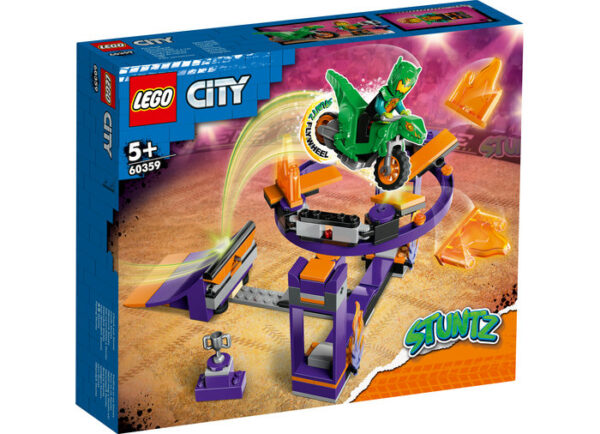 LEGO City - Cascadorii pe rampa 60359, 144 piese
