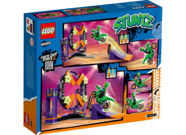 LEGO City - Cascadorii pe rampa 60359, 144 piese