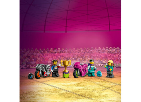 60361-lego-city-3 LEGO City - Provocarea suprema de cascadorii pe motocicleta 60361, 385 piese