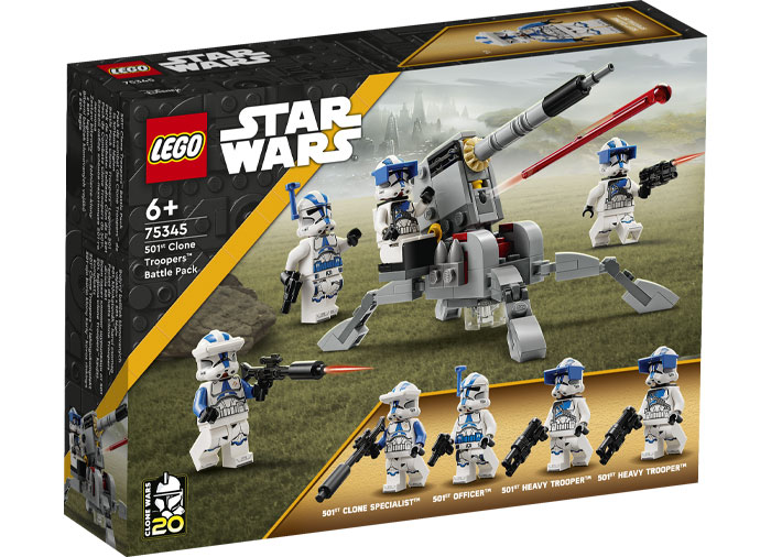 75345-lego-star-wars-1 LEGO Star Wars - Pachet de lupta Clone Troopers divizia 501 75345, 119 piese