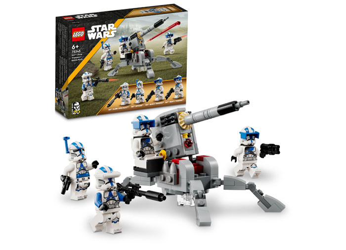 75345-lego-star-wars LEGO Star Wars - Pachet de lupta Clone Troopers divizia 501 75345, 119 piese