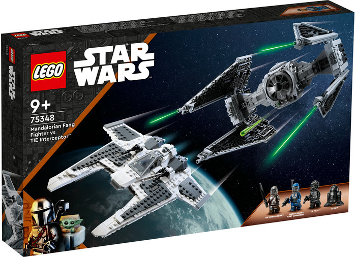 75348-lego-star-wars-1 LEGO Star Wars - Fang Fighter mandalorian vs TIE Interceptor 75348, 957 piese