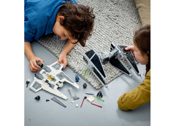 75348-lego-star-wars-3 LEGO Star Wars - Fang Fighter mandalorian vs TIE Interceptor 75348, 957 piese