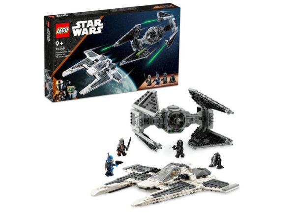 75348-lego-star-wars LEGO Star Wars - Fang Fighter mandalorian vs TIE Interceptor 75348, 957 piese