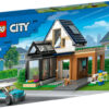 LEGO City - Casa familiei si masina electrica 60398, 462 piese