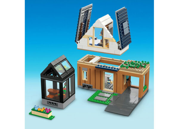 LEGO City - Casa familiei si masina electrica 60398, 462 piese