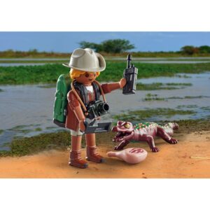 FIGURINA CERCETATOR CU ALIGATOR - PM71168