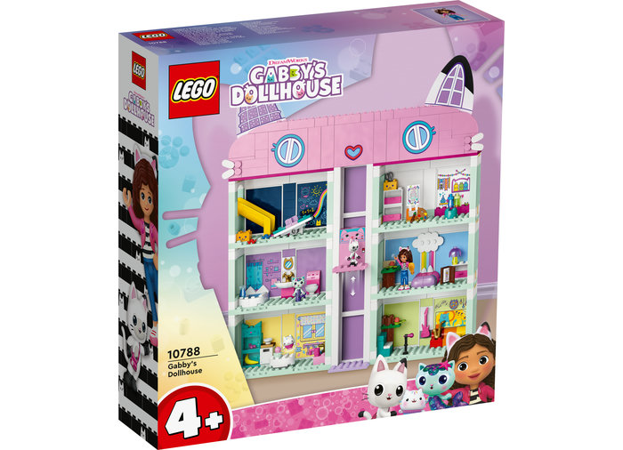 LEGO Gabby s Dollhouse - Casa de papusi a lui Gabby 10788, 498 piese