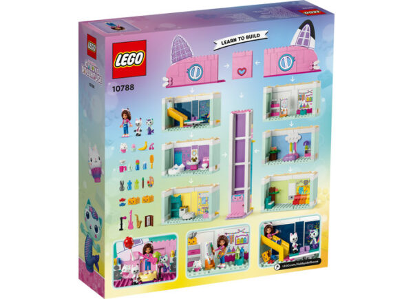 LEGO Gabby s Dollhouse - Casa de papusi a lui Gabby 10788, 498 piese
