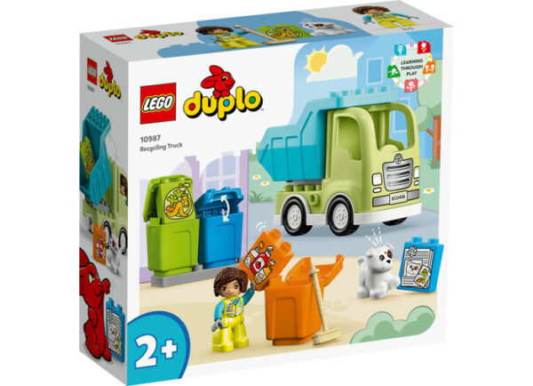 LEGO DUPLO - Camion de reciclare 10987, 15 piese