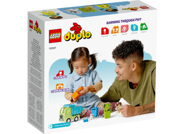 LEGO DUPLO - Camion de reciclare 10987, 15 piese