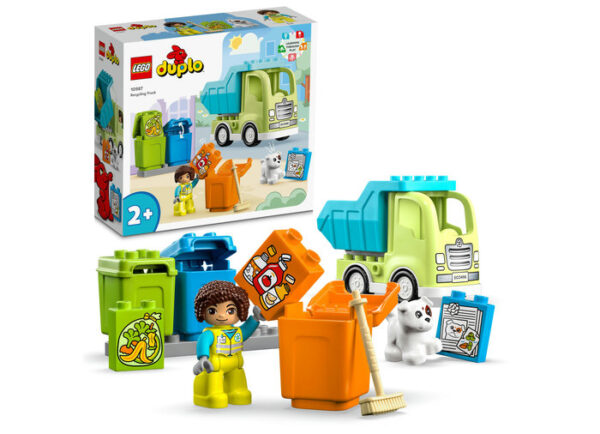 LEGO DUPLO - Camion de reciclare 10987, 15 piese