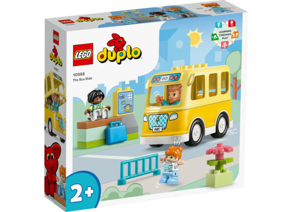 LEGO DUPLO - Calatoria cu autobuzul 10988, 16 piese