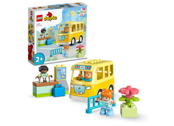 LEGO DUPLO - Calatoria cu autobuzul 10988, 16 piese
