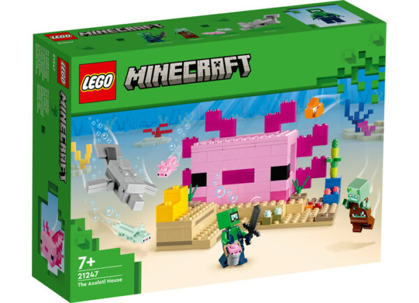 LEGO Minecraft - Casa Axolotl 21247, 242 piese