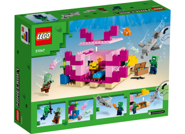 LEGO Minecraft - Casa Axolotl 21247, 242 piese